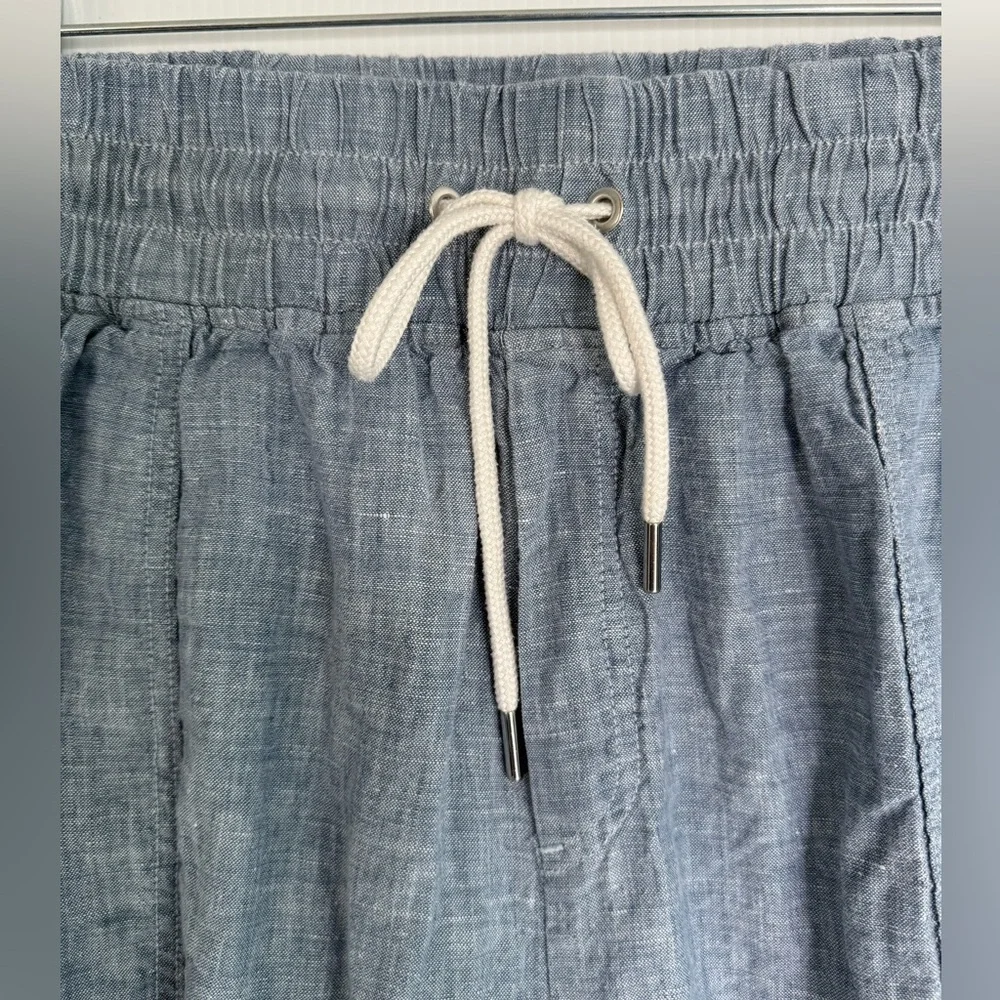 ATHLETA Blue Linen Pants - Picture 3 of 8